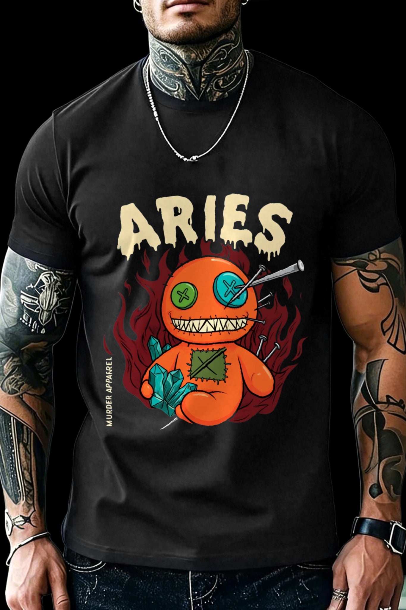 Aries Voodoo Doll T-shirt - Murder Apparel