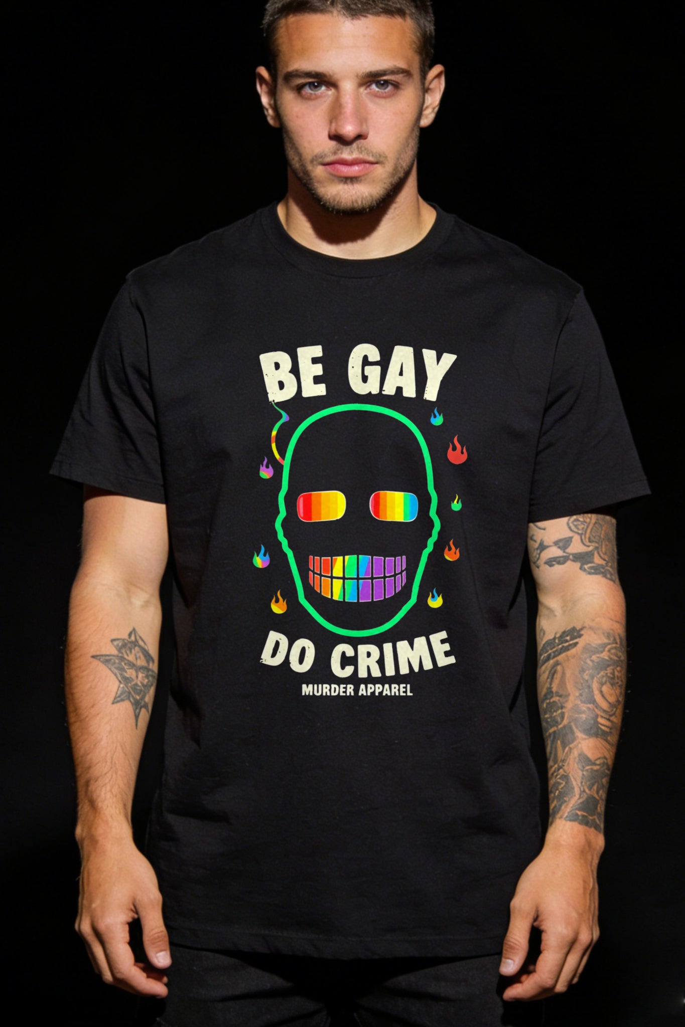Be Gay Do Crime T-Shirt - Murder Apparel