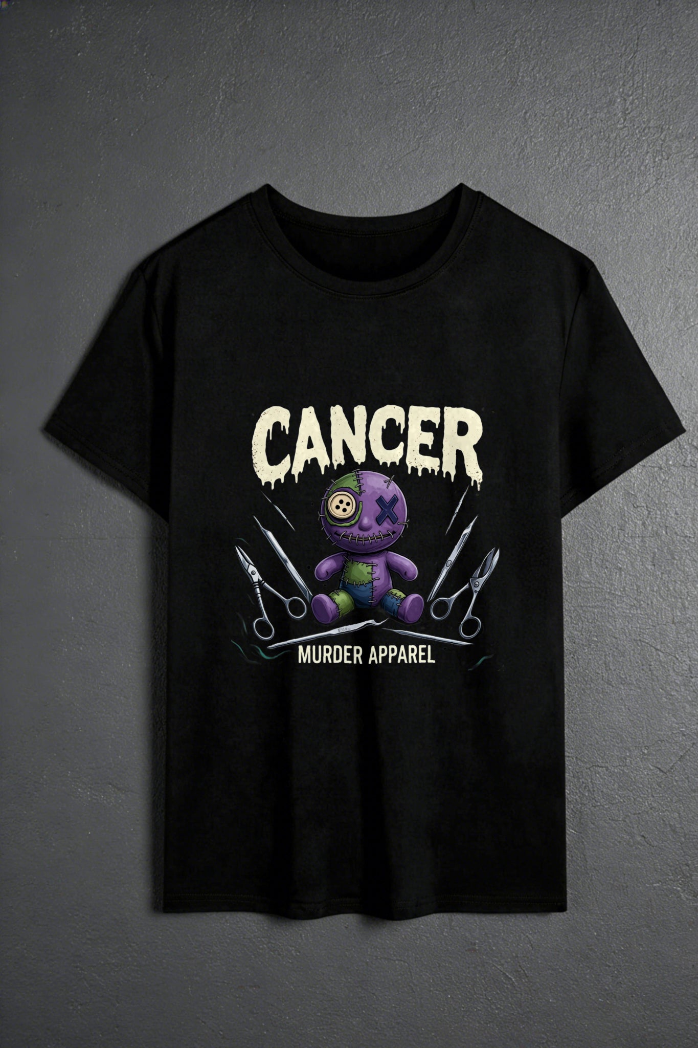 Cancer Voodoo Doll T-shirt - Murder Apparel