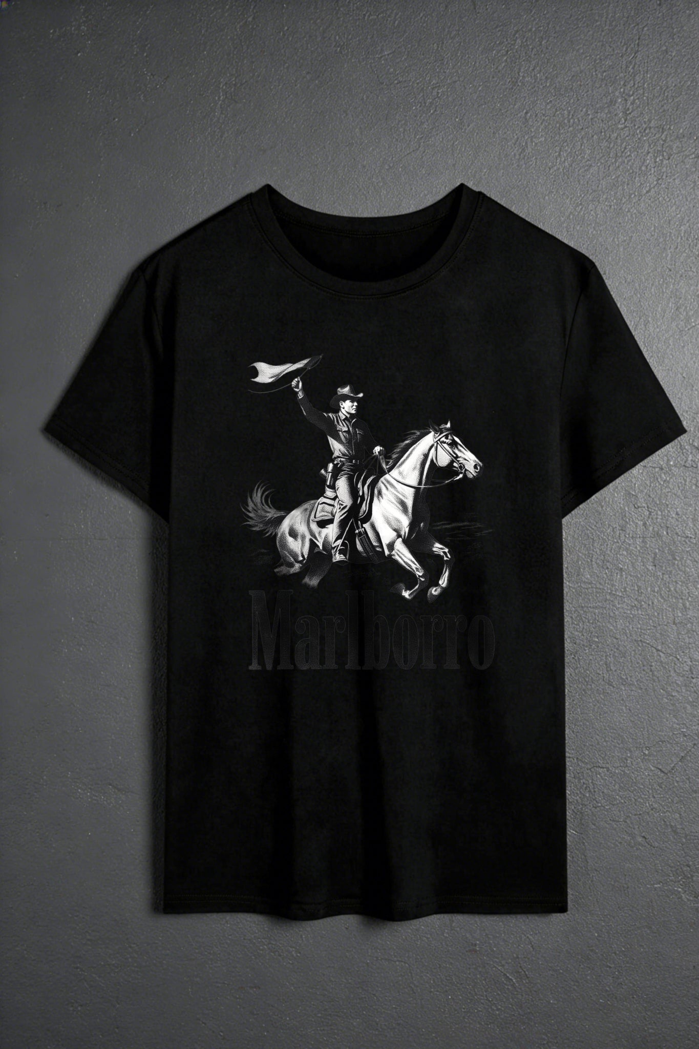 Western Style Men's T-Shirt Horse Rider Graphic Summer Casual Wear For Him