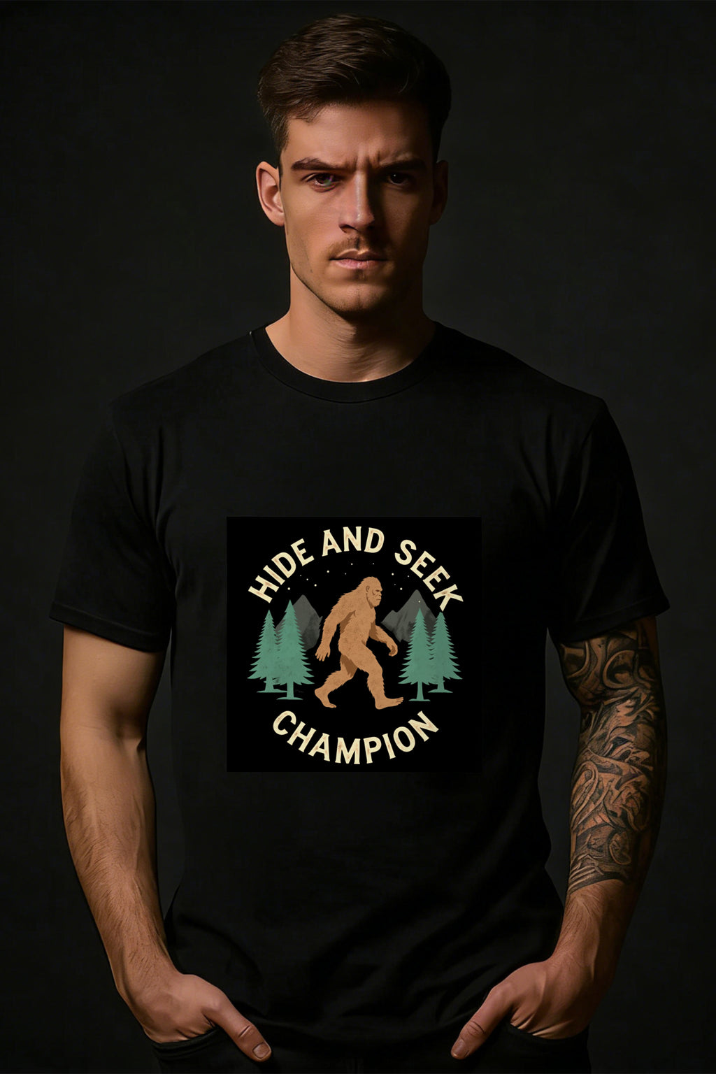 Bigfoot Hide & Seek Champion T-shirt - Murder Apparel