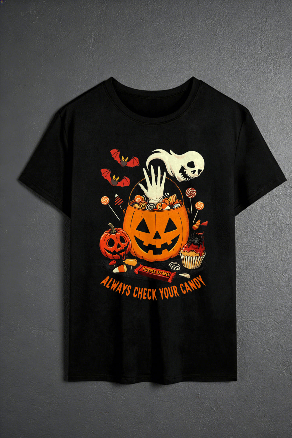 Always Check Your Candy T-shirt - Murder Apparel