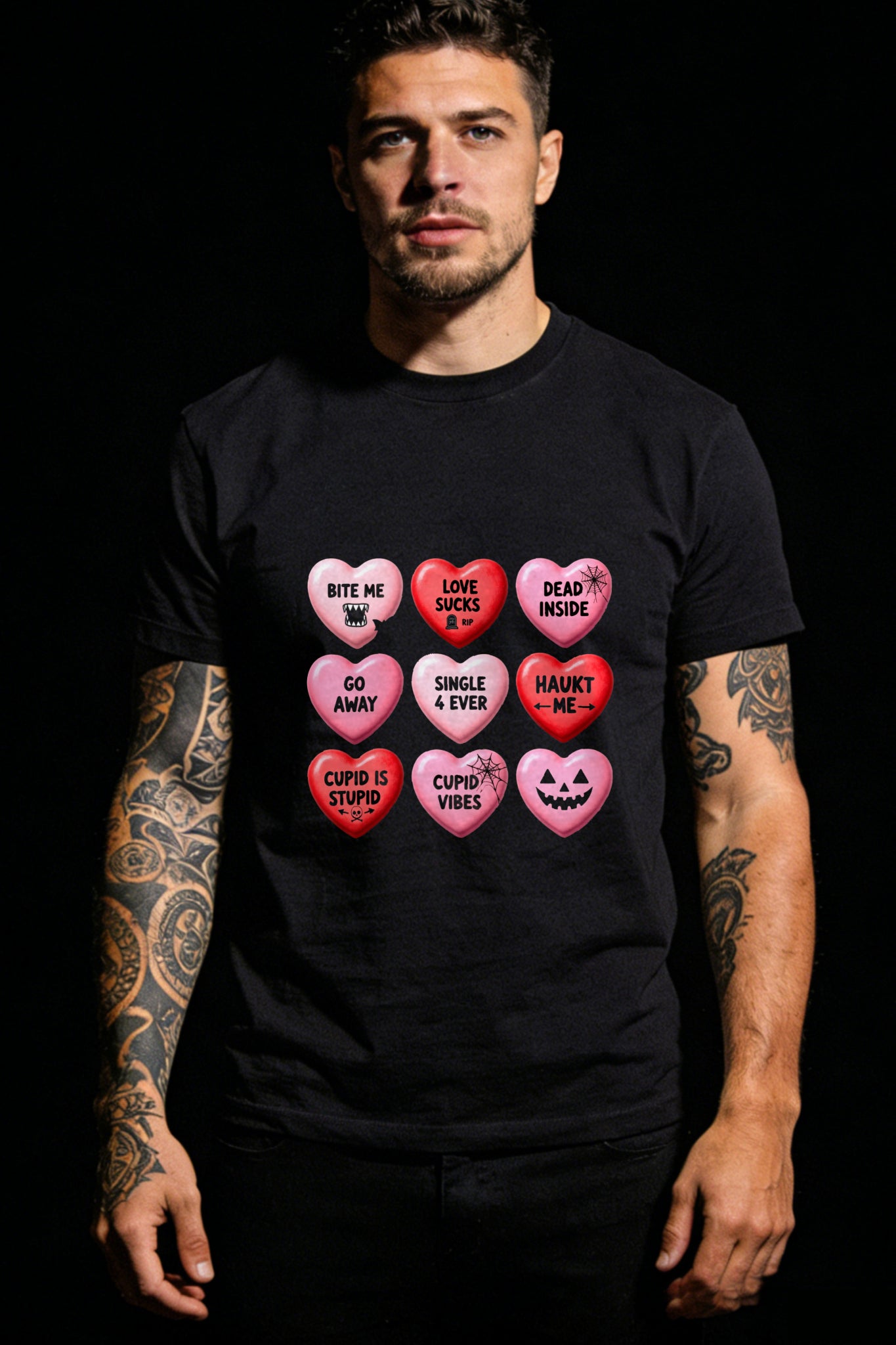 Candy Hearts T-shirt - Murder Apparel