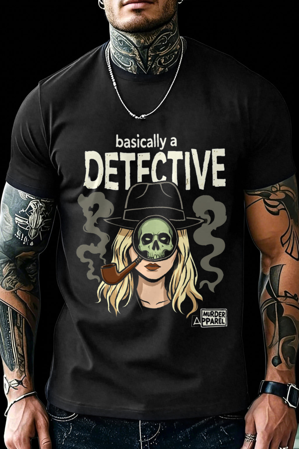 Basically A Detective T-Shirt - Murder Apparel
