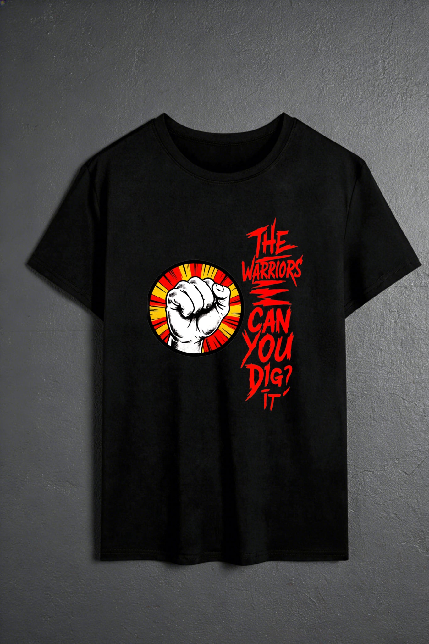 Casual Streetwear Style Men's T-Shirt With The Warriors Can You Dig It Graphic Design For Everyday Wear And Summer Outfits Perfect Gift For Movie Fans And Urban Fashion Lovers